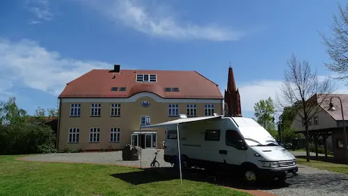 Mit dem Caravan in Letschin
