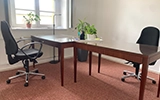 Schreibtische im Coworking-Space Bad Freienwalde