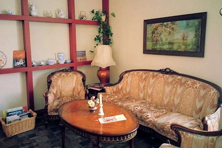 Sitzecke im Kolonisten-Kaffee